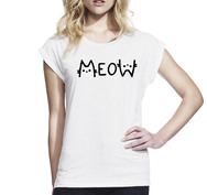 Женская футболка MEOW