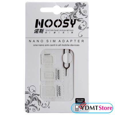 Адаптер для SIM карт NOOSY micro SIM nano SIM 4in1
