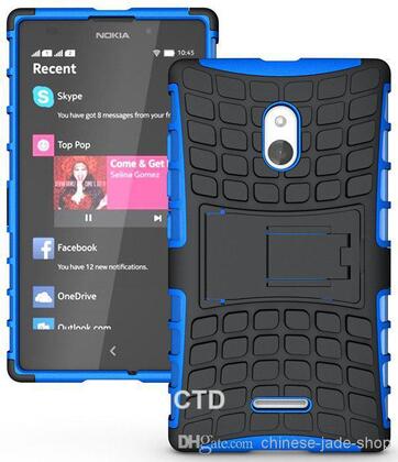 Чехол Armour Tough Nokia XL Dual Sim Черно-синий