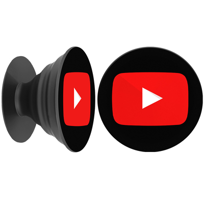 Подставка держатель для телефона PopSockets Logo YouTube