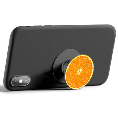 Подставка держатель для телефона PopSockets Orange