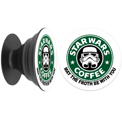 Подставка держатель для телефона PopSockets Star Wars Coffee