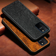 Кожаный чехол Boxface Samsung G770 Galaxy S10 Lite Snake Black