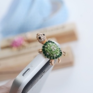 Заглушка в разъем для наушников Turtle Черепашка Малахит 