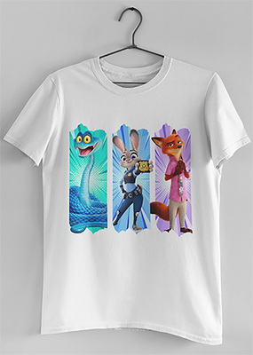 Футболка дитяча Зоотрополіс тріо