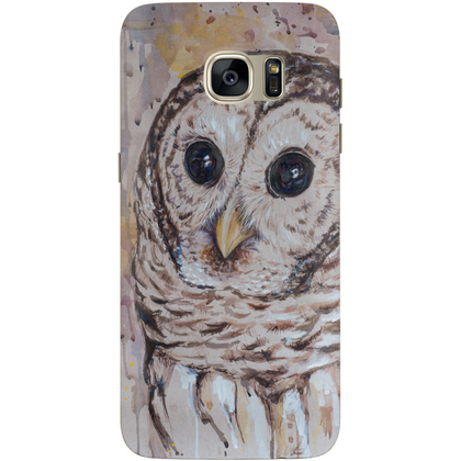 Чехол-накладка U-Print Samsung Galaxy S7 G930 Hypnotic Owl olgart8