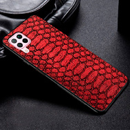 Кожаный чехол Boxface Huawei P40 Lite Reptile Red