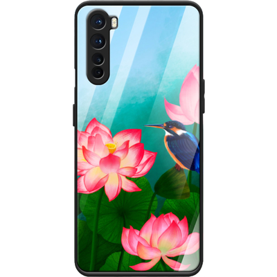 Защитный чехол BoxFace Glossy Panel OnePlus Nord Lotus Bird