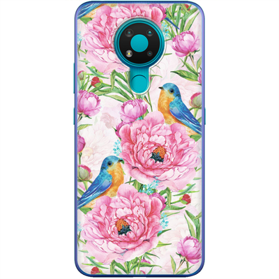 Чехол BoxFace Nokia 3.4 Birds and Flowers