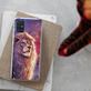 Чехол BoxFace Samsung A715 Galaxy A71 Fire Lion