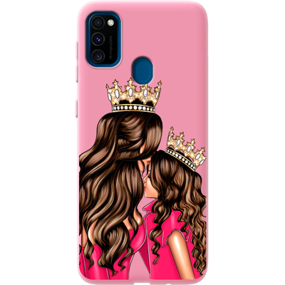 Розовый чехол BoxFace Samsung M307 Galaxy M30s Queen and Princess