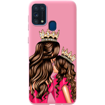Розовый чехол BoxFace Samsung M315 Galaxy M31 Queen and Princess