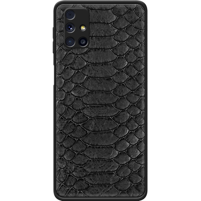 Кожаный чехол Boxface Samsung M317 Galaxy M31s Reptile Черный