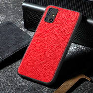 Кожаный чехол Boxface Samsung M515 Galaxy M51 Flotar Красный