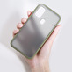 Матовый чехол Frosted Matte для Samsung M307 Galaxy M30s Зеленый