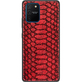 Кожаный чехол Boxface Samsung G770 Galaxy S10 Lite Reptile Red