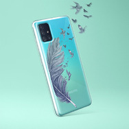 Чехол BoxFace Samsung M515 Galaxy M51 Голубое Перо