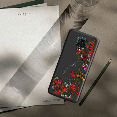 Черный чехол 3D BoxFace Xiaomi Redmi Note 9S Ukrainian Muse