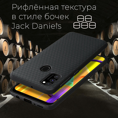 Защитный чехол Boxface Samsung M215 Galaxy M21 Black Barrels