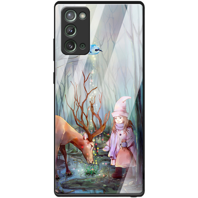 Защитный чехол BoxFace Glossy Panel Samsung N980 Galaxy Note 20 Ultra Girl And Deer