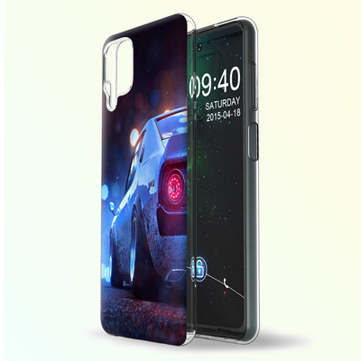 Чехол BoxFace Samsung A125 Galaxy A12 Silver Car