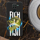 Черный чехол BoxFace Xiaomi Redmi Note 9 Fish