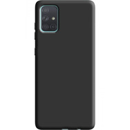 Чехол силиконовый Samsung A715 Galaxy A71 Черный