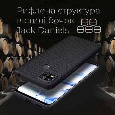 Черный чехол BoxFace Xiaomi Redmi 9C Black Barrels