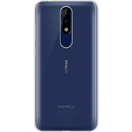 Чехол Ultra Clear Soft Case Nokia 5.1 Plus Прозрачный