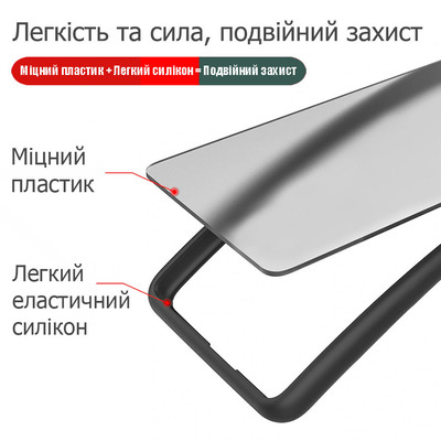 Матовый чехол Frosted Matte для Samsung A107 Galaxy A10s Черный