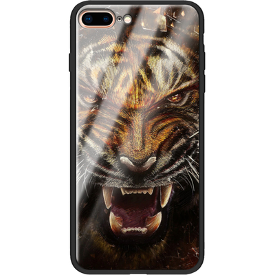 Защитный чехол BoxFace Glossy Panel Apple iPhone 7 / 8 Plus Tiger