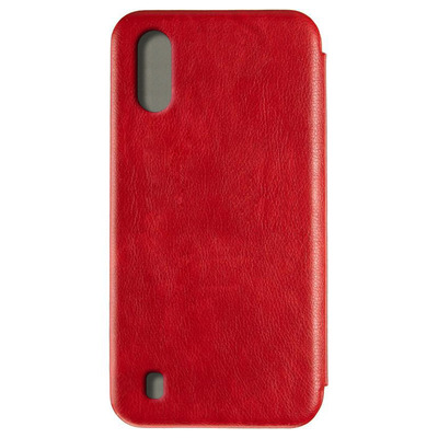 Чехол книжка Leather Gelius для Samsung A015 Galaxy A01 Красный