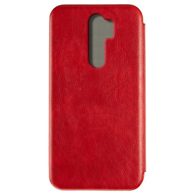Чехол книжка Leather Gelius для Xiaomi Redmi Note 8 Pro Красный