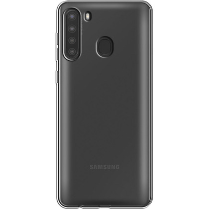 Чехол Ultra Clear Samsung Galaxy A21 (A215) Прозрачный