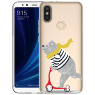 Чехол прозрачный U-Print Xiaomi Mi 6X / A2 Happy Bear