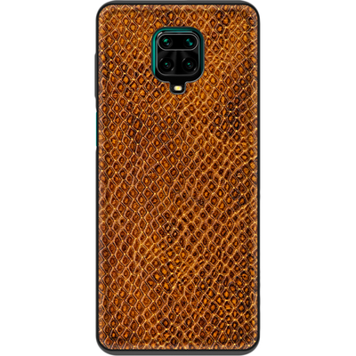 Кожаный чехол Boxface Xiaomi Redmi Note 9S Snake Brown