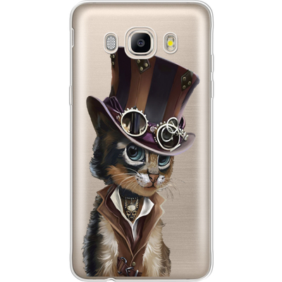 Чехол прозрачный BoxFace Samsung J510 Galaxy J5 2016 Steampunk Cat