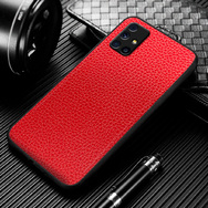Кожаный чехол Boxface Samsung M317 Galaxy M31s Flotar Красный