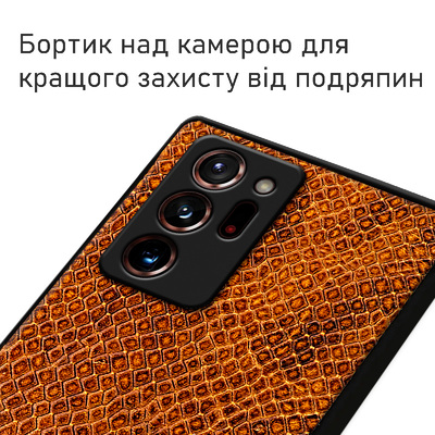 Кожаный чехол Boxface Samsung N985 Galaxy Note 20 Ultra Snake Brown