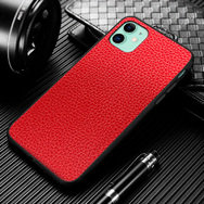 Кожаный чехол BoxFace Apple iPhone 12 Flotar Red 
