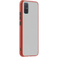 Матовый чехол Frosted Matte для Samsung A715 Galaxy A71 Красный