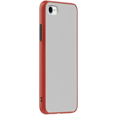 Матовый чехол Frosted Matte для Apple iPhone SE (2020) Красный