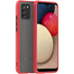 Матовый чехол Frosted Matte для Samsung A025 Galaxy A02S Красный