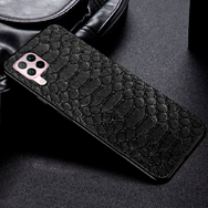 Кожаный чехол Boxface Huawei P40 Lite Reptile Black