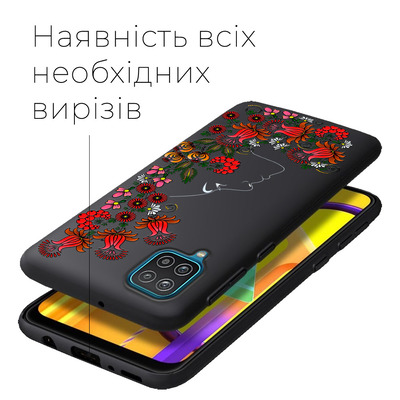 Черный чехол BoxFace Samsung M325F Galaxy M32 3D Ukrainian Muse