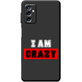Чехол силиконовый BoxFace Samsung Galaxy M52 (M526) Черный I'm Crazy