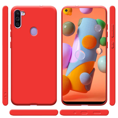 Чехол силиконовый Samsung Galaxy A11 (A115) Красный
