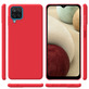 Чехол силиконовый Samsung A125 Galaxy A12 Красный