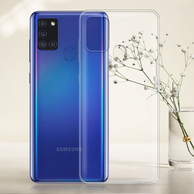 Чехол Ultra Clear Samsung Galaxy A21s (A217) Прозрачный
