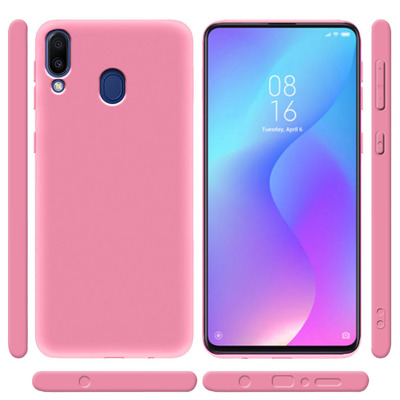 Чехол силиконовый Samsung M205 Galaxy M20 Розовый